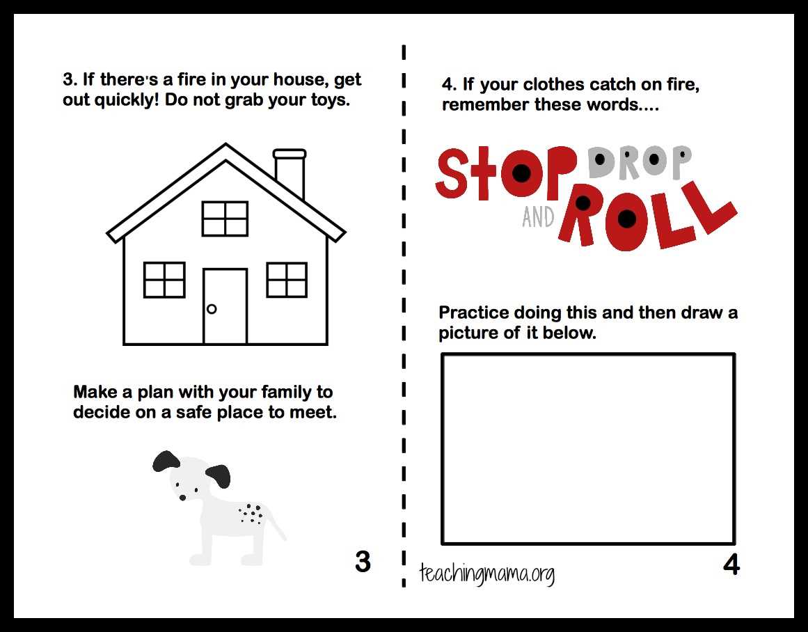free printable fire safety activities for preschoolers