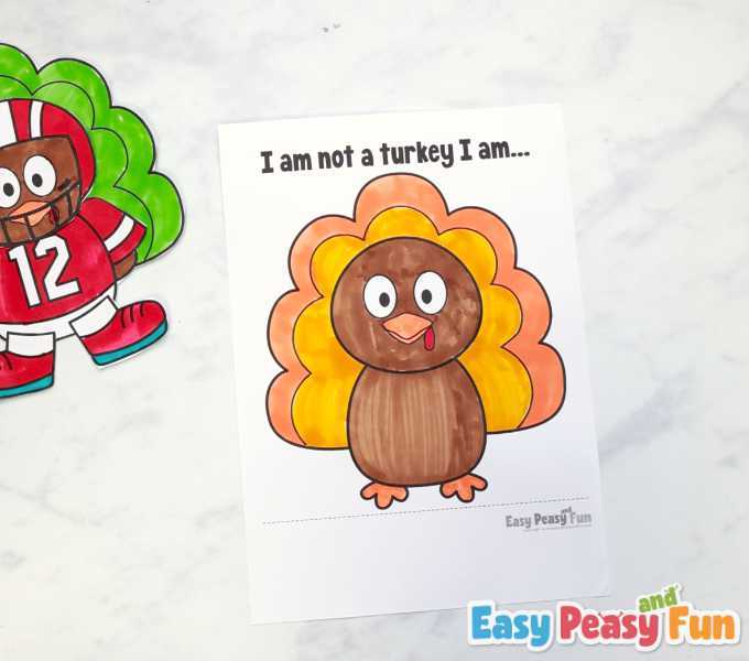 i am not a turkey i am a printable