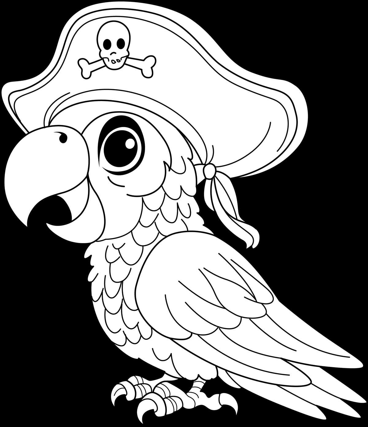 pirate printable coloring pages