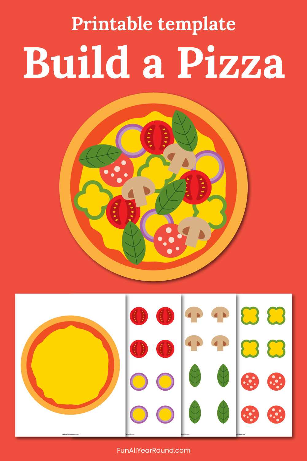 pizza template printable