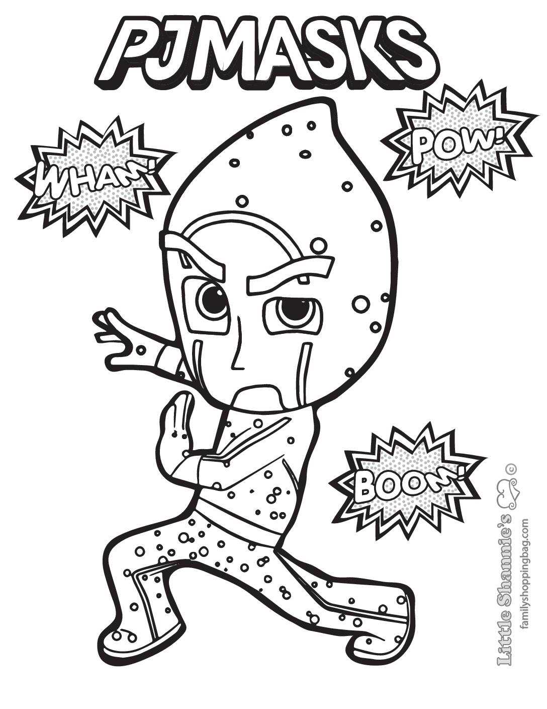 pj masks coloring pages printable