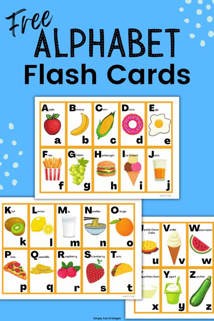 alphabet flashcards printable