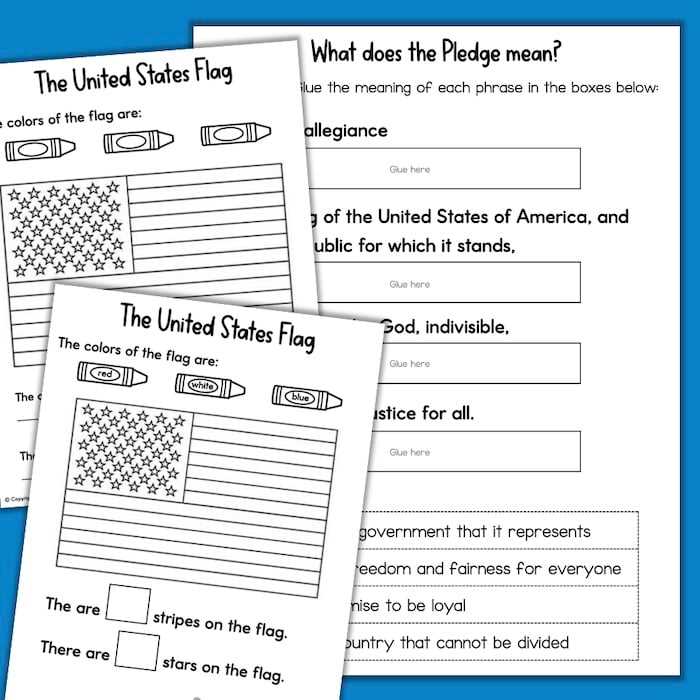 pledge of allegiance printable