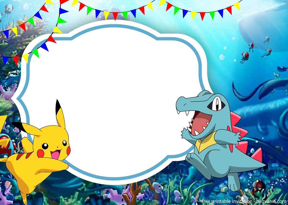 pokemon birthday invite free printable