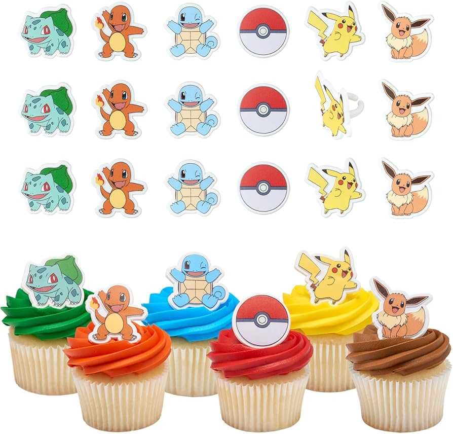 pokemon cupcake toppers printable