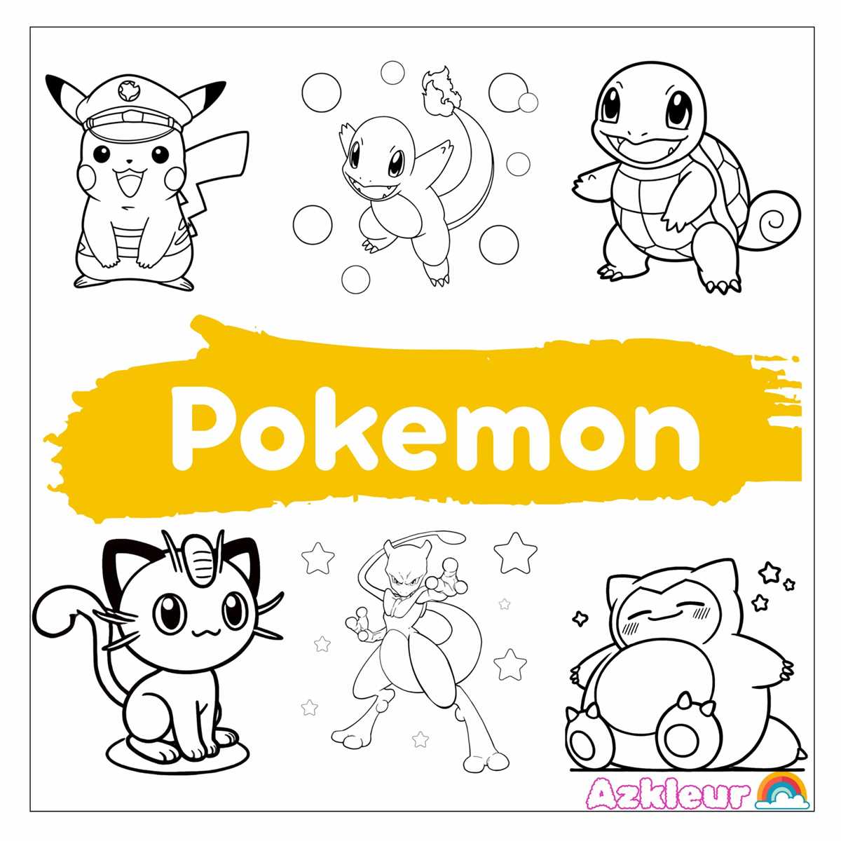 pokemon printable coloring pages