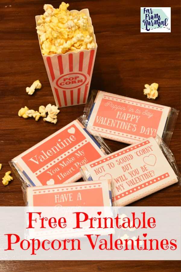 popcorn valentines printables