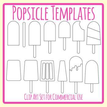 popsicle outline printable
