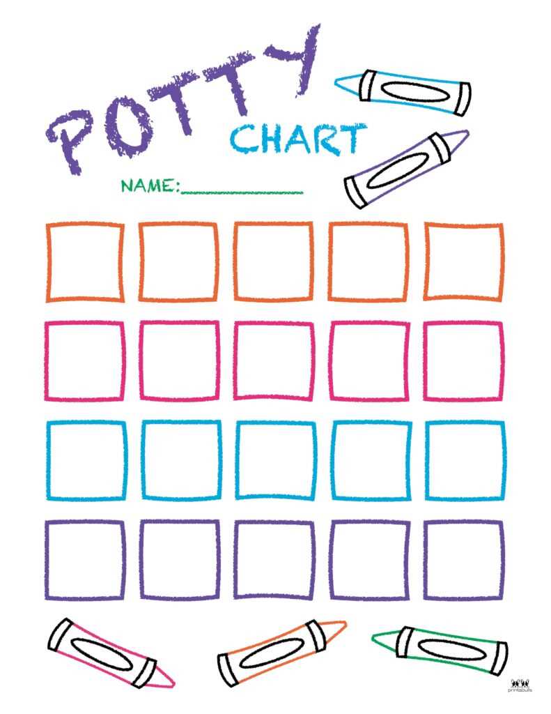 potty training chart printable