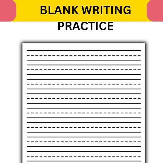 practice writing paper printable
