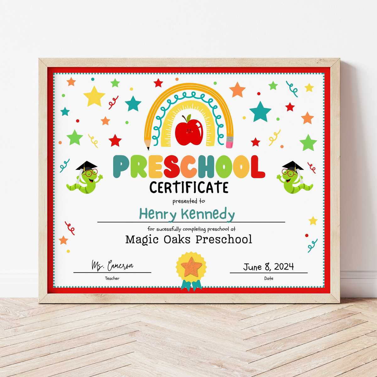 preschool printable diploma