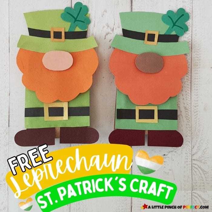 leprechaun craft printable