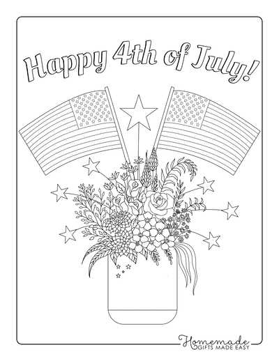 printable 4th of july coloring pages