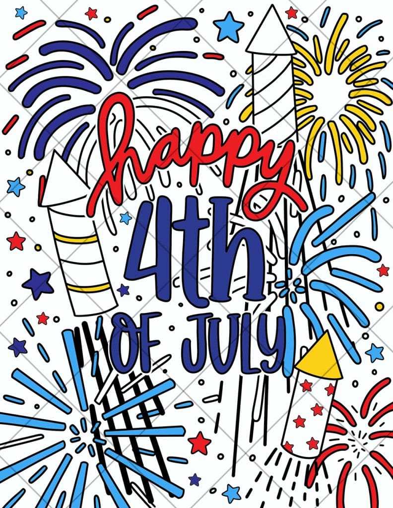 printable 4th of july