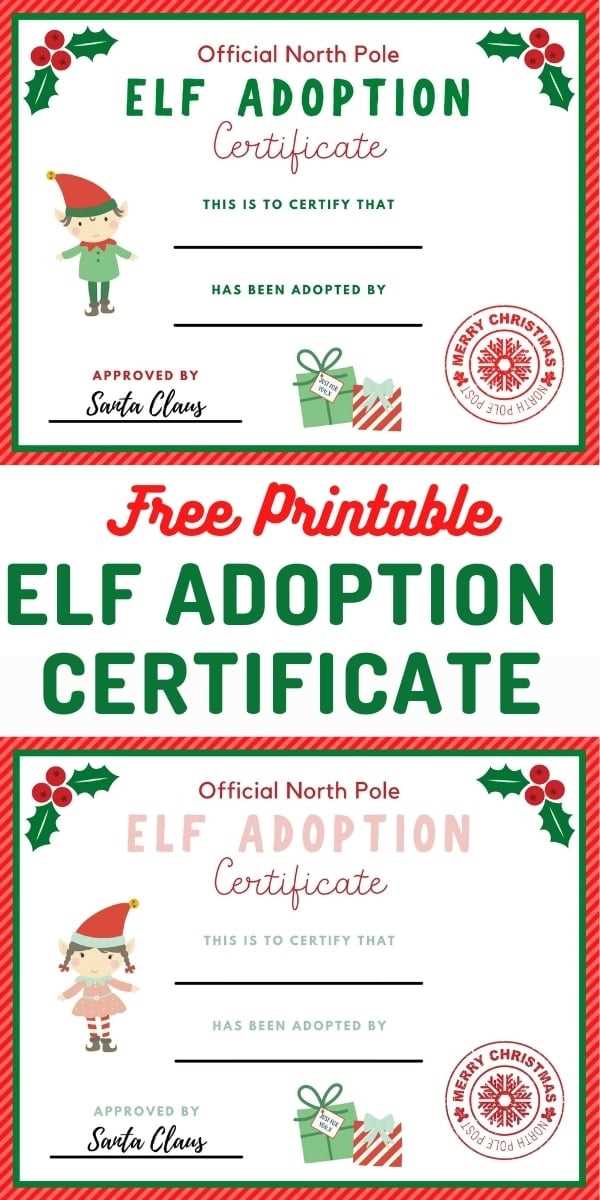 printable adoption certificate