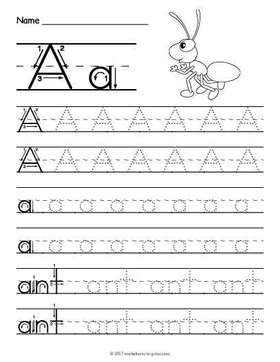 printable alphabet tracing