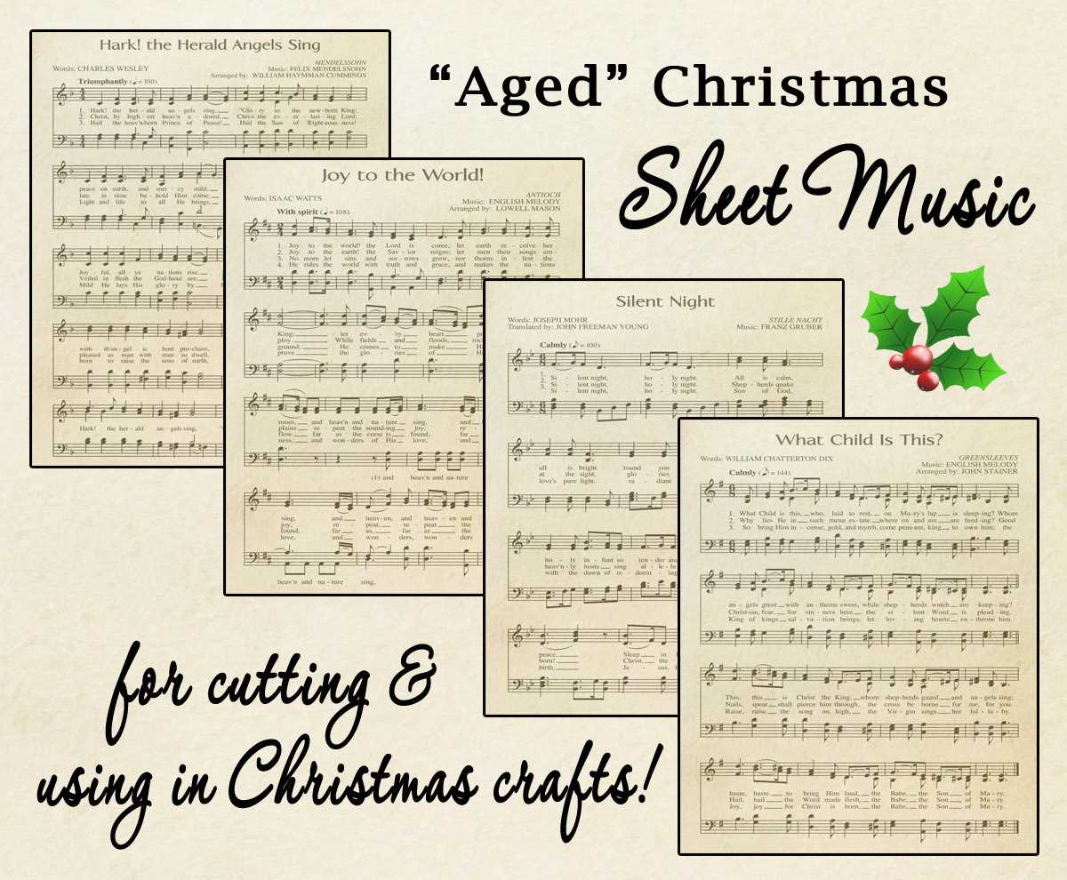printable antique sheet music