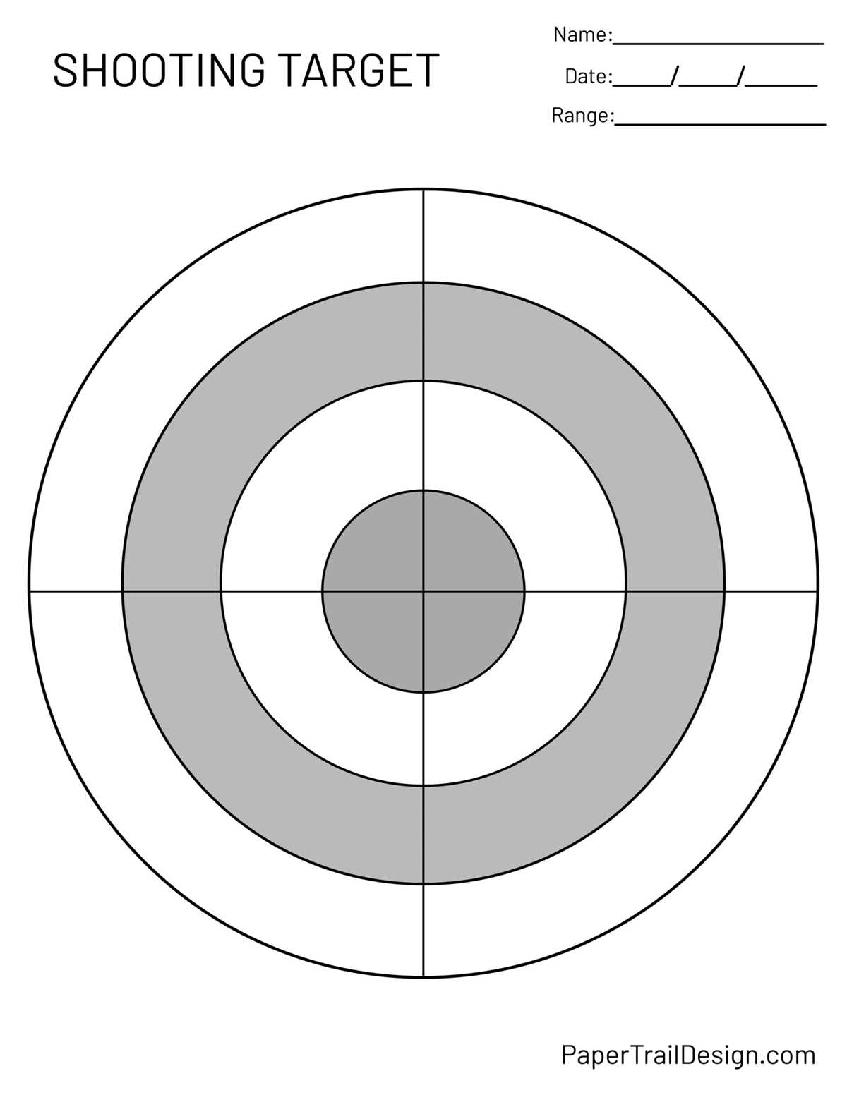printable archery targets