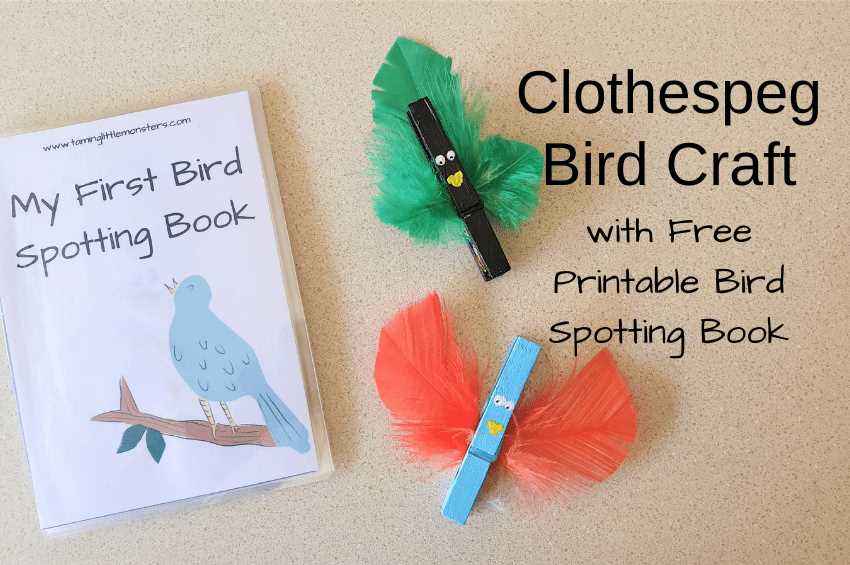 printable bird craft