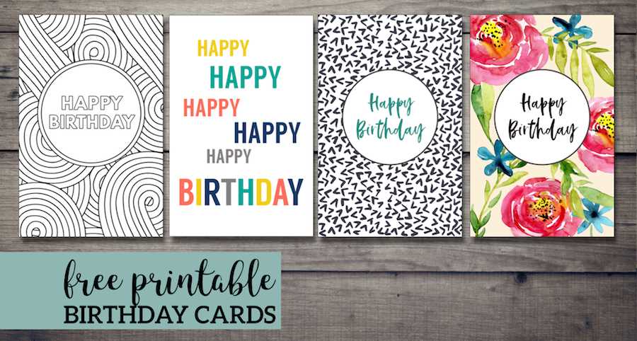 printable birthday cards for wife