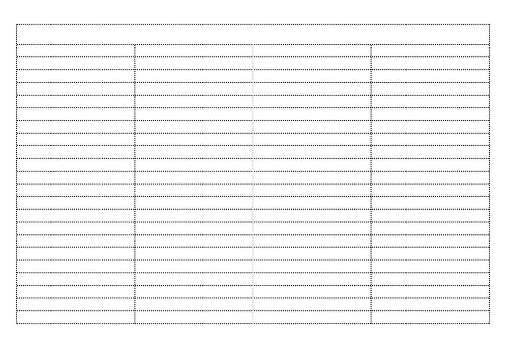 printable blank 2 column chart template