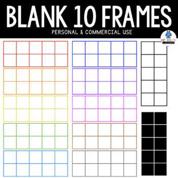 printable blank ten frames