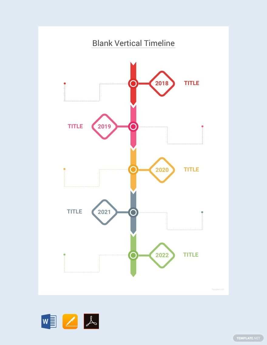printable blank timeline template