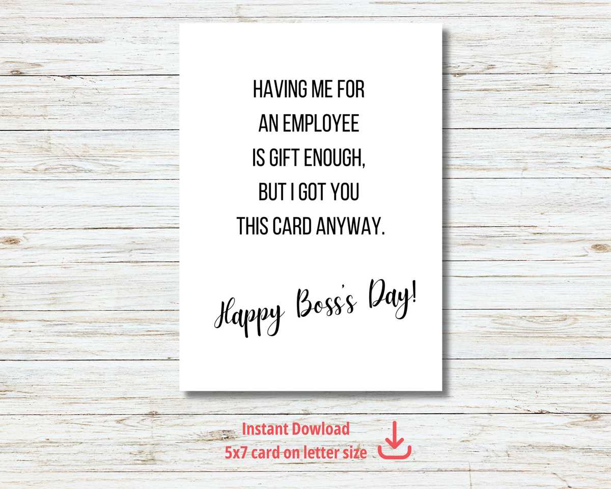printable bosss day card
