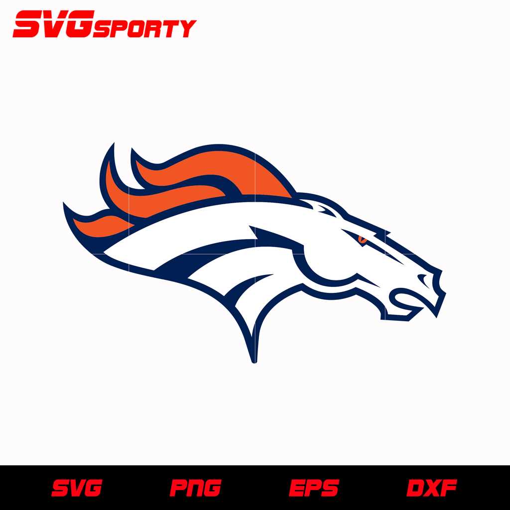 printable broncos logo