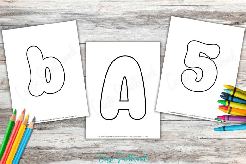 printable bubble letters free