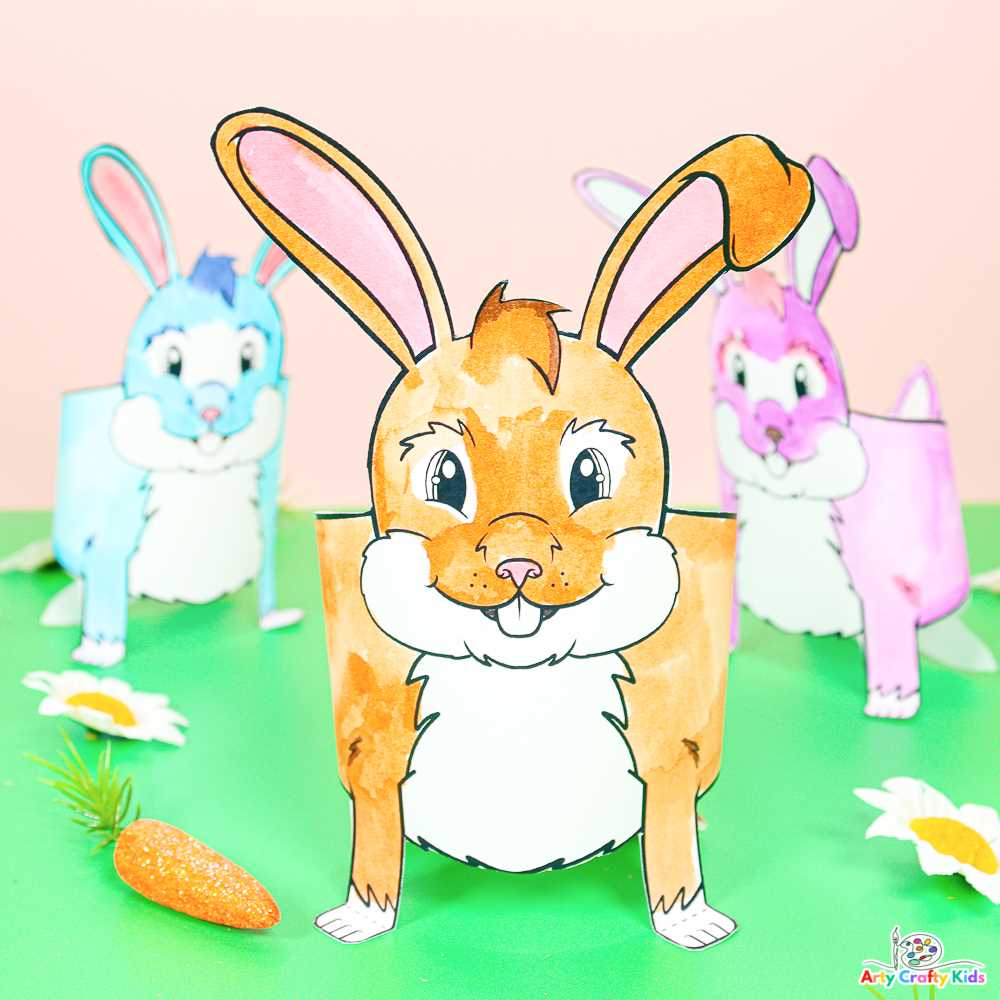 printable bunny craft
