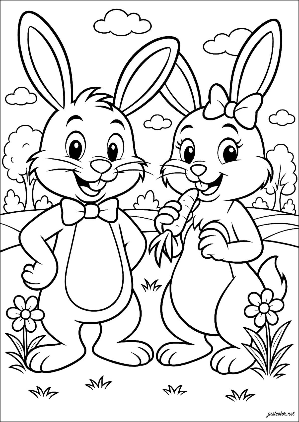 printable bunny pictures