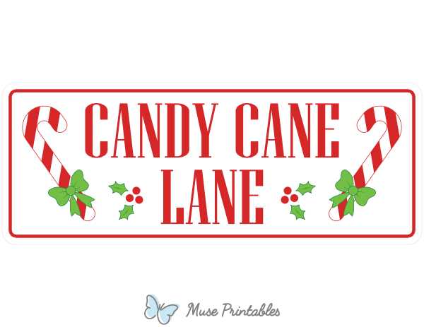 printable candy cane
