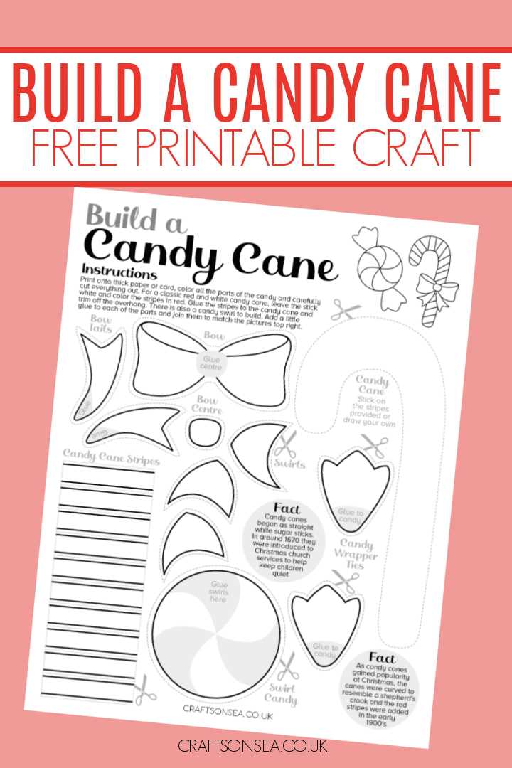printable candy cane