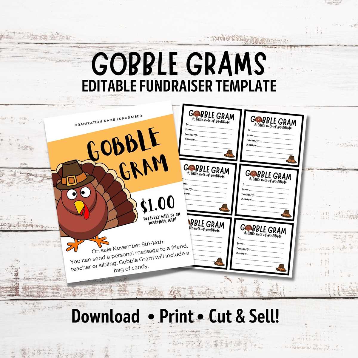 printable candy gram