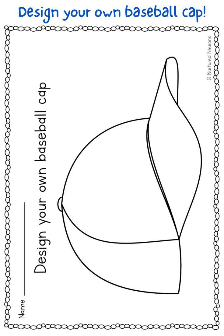 printable cap template