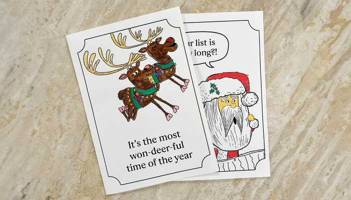 printable cards christmas