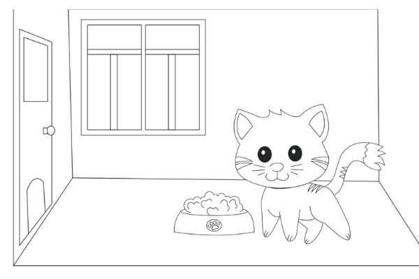printable cat coloring sheets