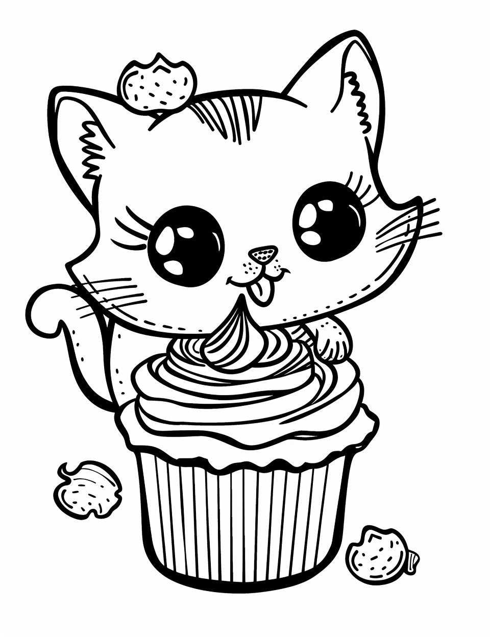 printable cat coloring sheets