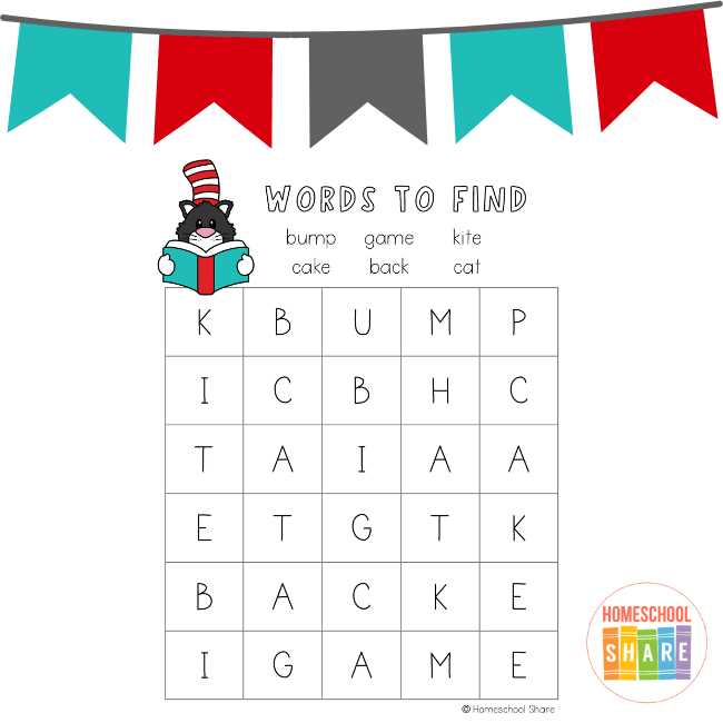 printable cat in the hat activities