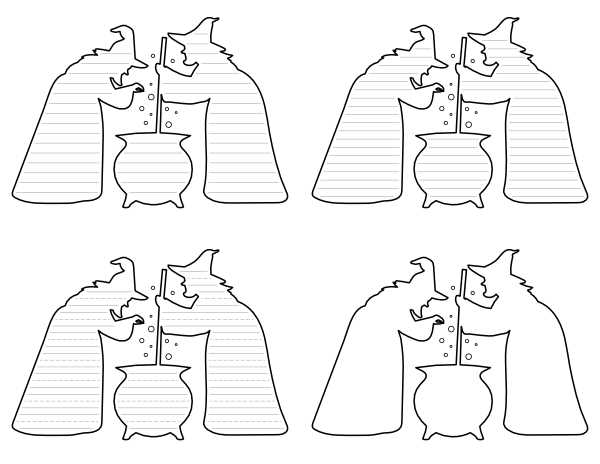 printable cauldron outline