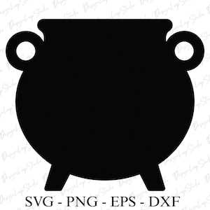 printable cauldron outline