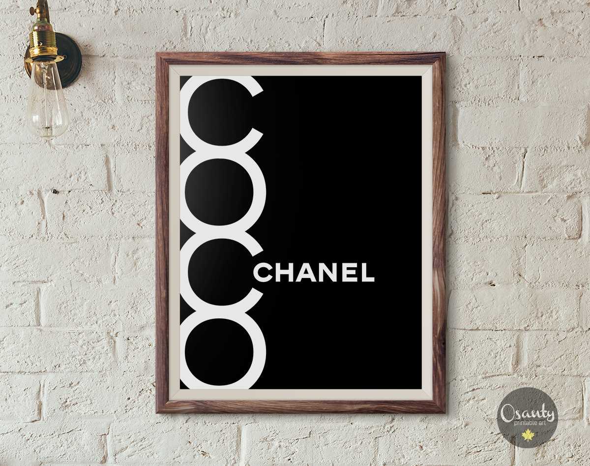printable chanel logos