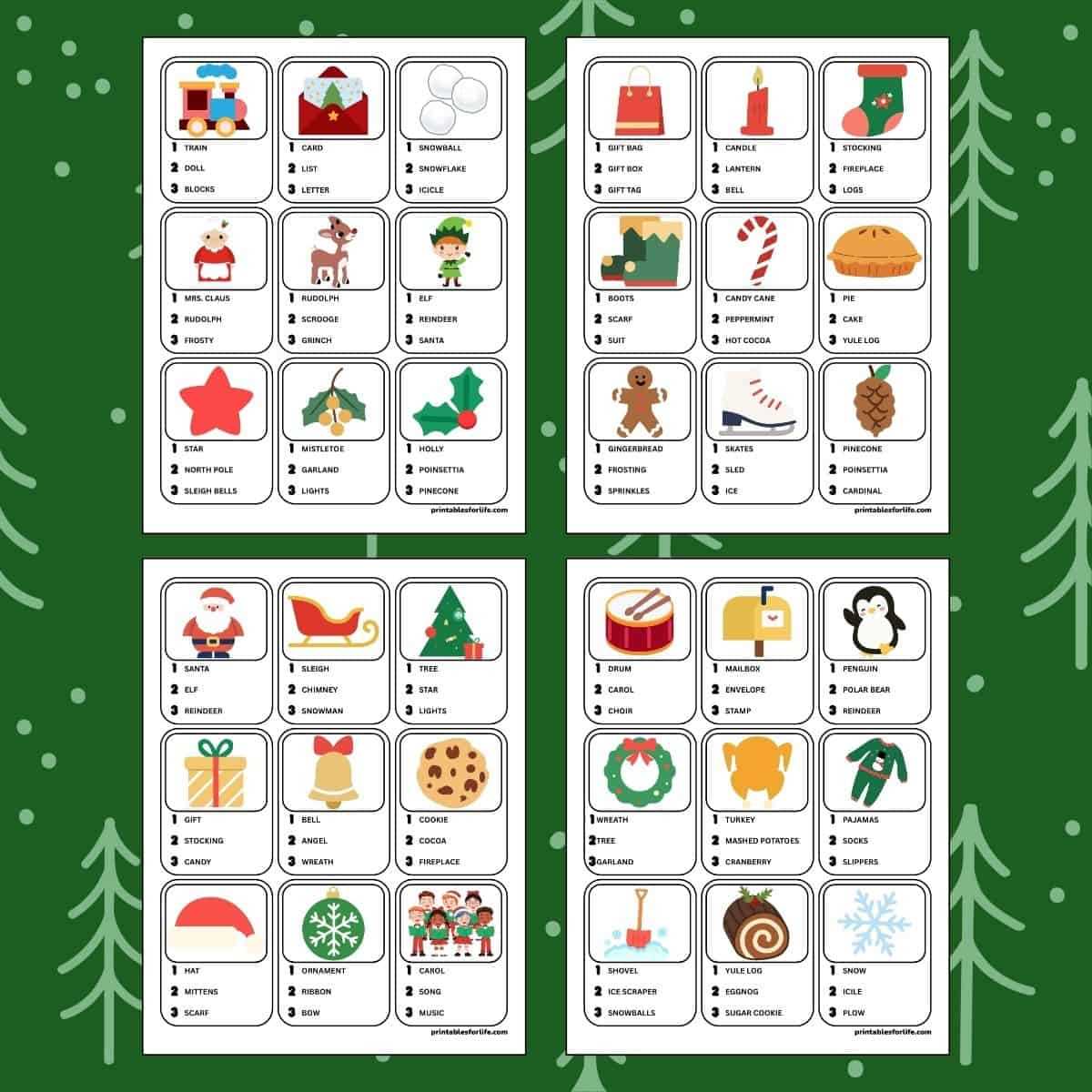 printable charade cards