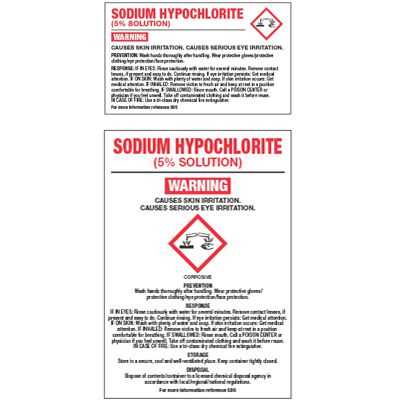 printable chemical labels