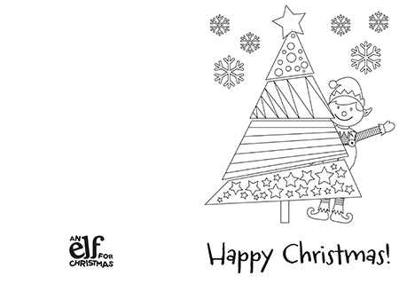 printable christmas cards for kids