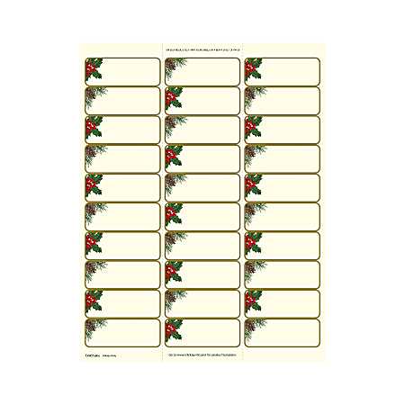 printable christmas labels to print
