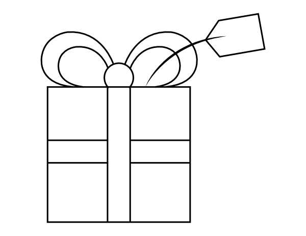printable christmas presents coloring pages