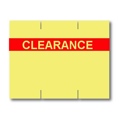 printable clearance signs