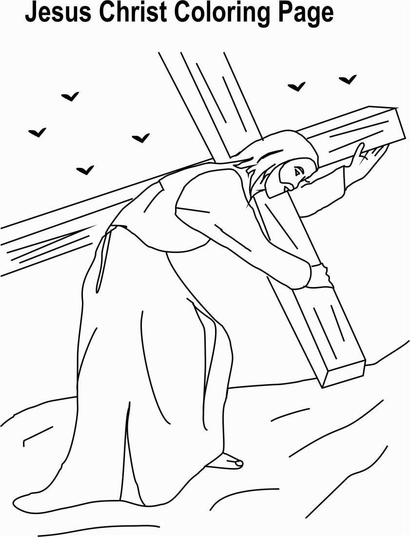 printable coloring pages of jesus